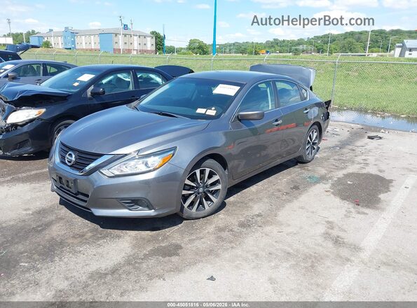1N4AL3AP5JC244225 2018 NISSAN ALTIMA Gray წინა მარცხენა ხედი სამი მეოთხედიდან