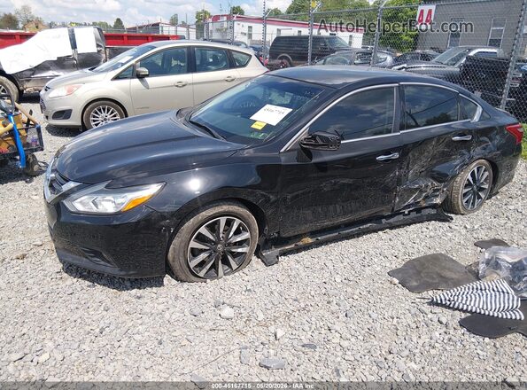 1N4AL3AP5JC261946 2018 NISSAN ALTIMA Black Առջևի ձախ երեք քառորդ տեսարան