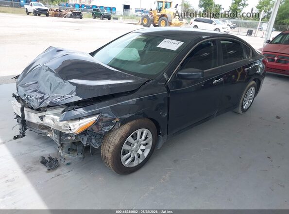 1N4AL3AP5JC476503 2018 NISSAN ALTIMA Black Առջևի ձախ երեք քառորդ տեսարան