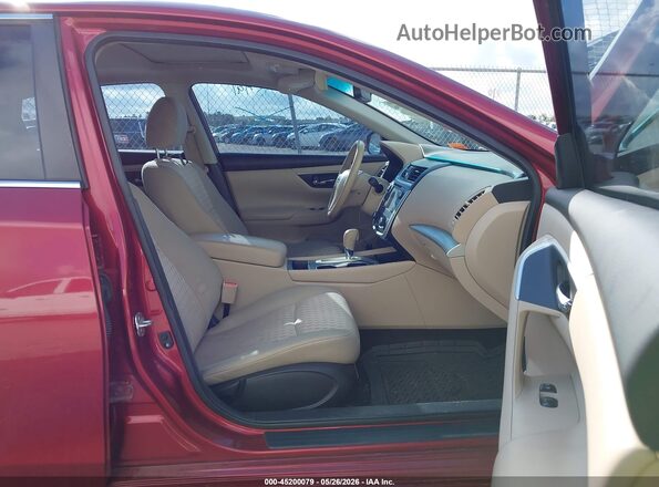 1N4AL3AP6GC183511 2016 NISSAN ALTIMA Красный Вид салона спереди