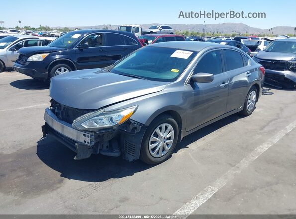 1N4AL3AP6GN385947 2016 NISSAN ALTIMA Серый Передняя левая четверть