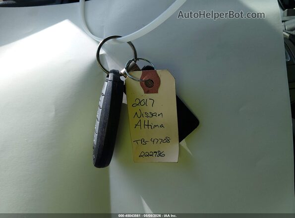 1N4AL3AP6HC222986 2017 NISSAN ALTIMA Gray წინა პანელის ხედი