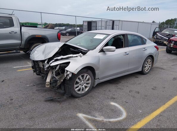 1N4AL3AP6HC488864 2017 NISSAN ALTIMA Silver წინა მარცხენა ხედი სამი მეოთხედიდან