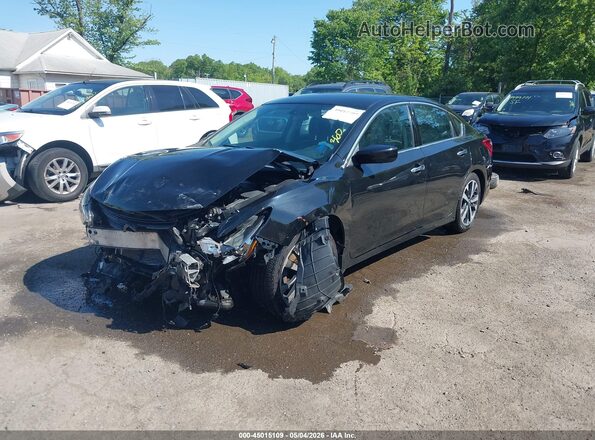 1N4AL3AP6HC490355 2017 NISSAN ALTIMA Black წინა მარცხენა ხედი სამი მეოთხედიდან