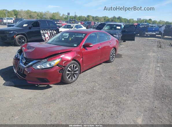 1N4AL3AP6JC141590 2018 NISSAN ALTIMA Красный Передняя левая четверть