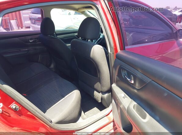1N4AL3AP6JC213842 2018 NISSAN ALTIMA Burgundy Vista de la etiqueta del VIN
