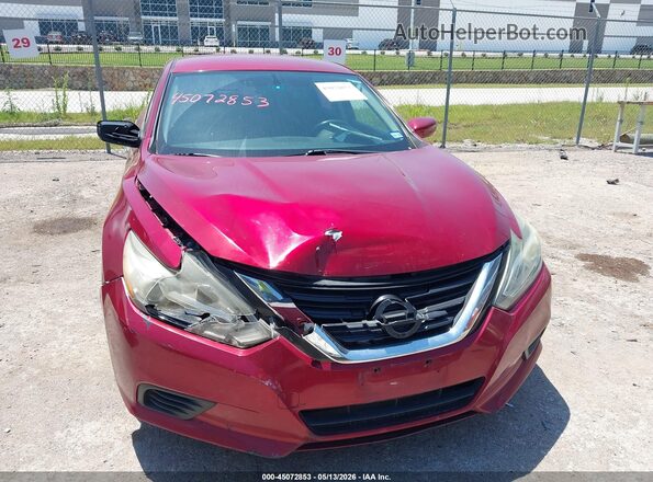 1N4AL3AP6JC213842 2018 NISSAN ALTIMA Burgundy Vista del cuadro de instrumentos