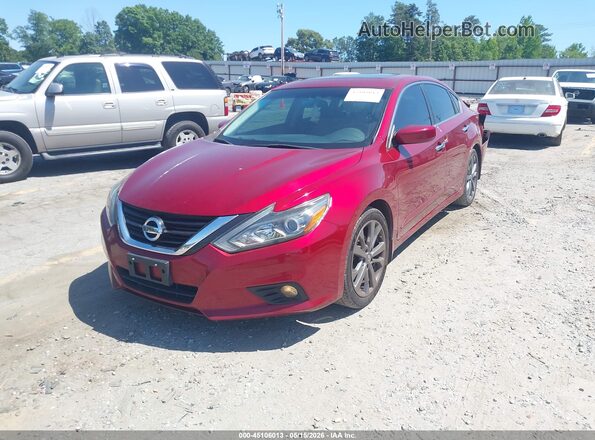 1N4AL3AP6JC471486 2018 NISSAN ALTIMA Красный Передняя левая четверть