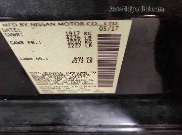 1N4AL3AP7HC267869 2017 NISSAN ALTIMA Black 