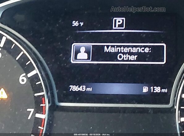 1N4AL3AP7HC470194 2017 NISSAN ALTIMA Black Հետևի նստատեղերի տեսք