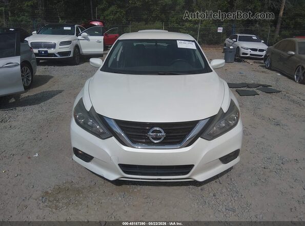 1N4AL3AP7JC272897 2018 NISSAN ALTIMA White ხელსაწყოთა პანელის ხედი