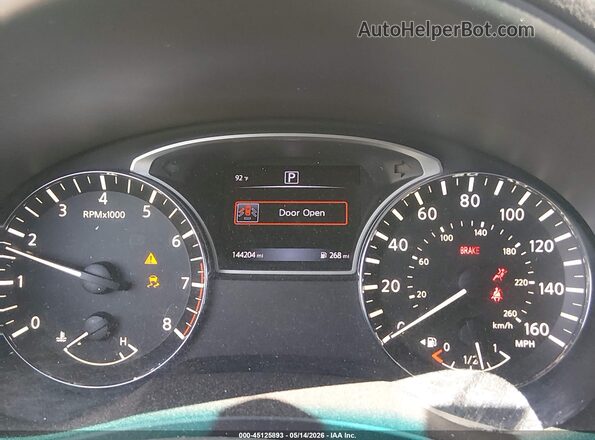 1N4AL3AP8GC195062 2016 NISSAN ALTIMA Silver Widok tylnych siedzeń