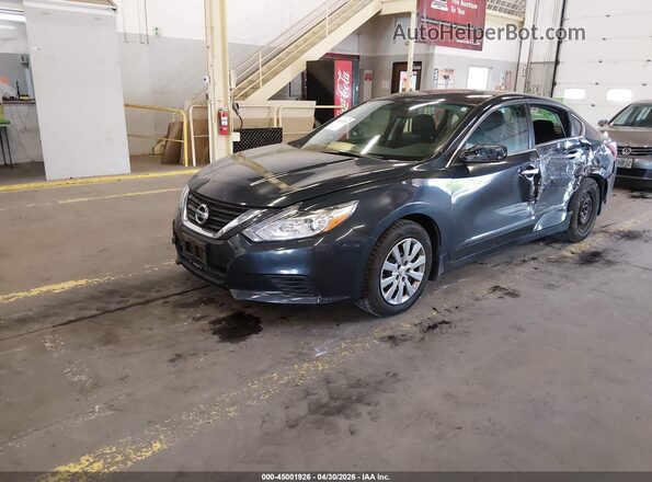 1N4AL3AP8GN356160 2016 NISSAN ALTIMA Black Առջևի ձախ երեք քառորդ տեսարան