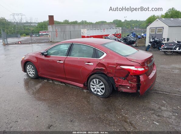 1N4AL3AP8GN366414 2016 NISSAN ALTIMA Red Instrument cluster view