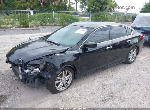 1N4AL3AP8HC147790 2017 NISSAN ALTIMA Black Առջևի ձախ երեք քառորդ տեսարան