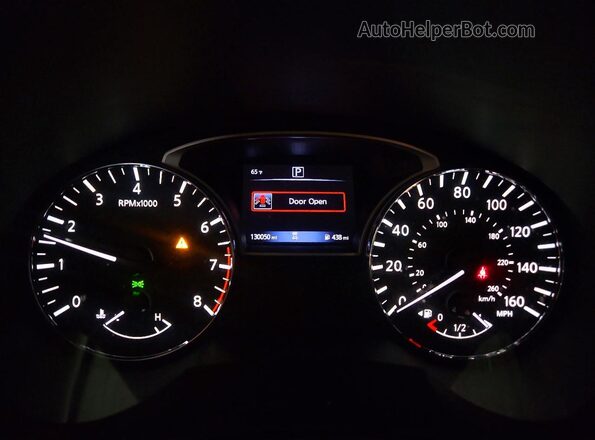 1N4AL3AP8JC180987 2018 NISSAN ALTIMA White Instrument cluster view