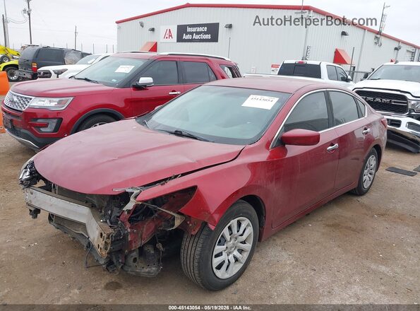 1N4AL3AP8JC195392 2018 NISSAN ALTIMA Maroon Przód lewy