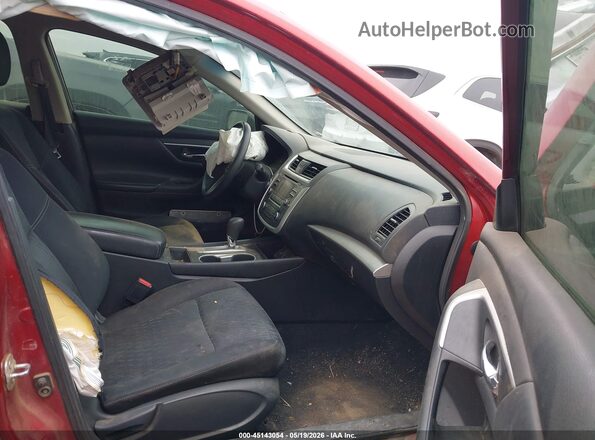 1N4AL3AP8JC195392 2018 NISSAN ALTIMA Maroon Widok wnętrza z przodu