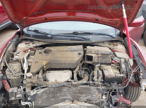 1N4AL3AP8JC195392 2018 NISSAN ALTIMA Maroon Widok z tyłu