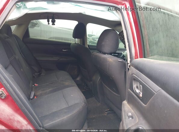 1N4AL3AP8JC195392 2018 NISSAN ALTIMA Maroon Widok naklejki z numerem VIN