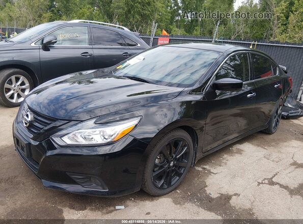 1N4AL3AP8JC284735 2018 NISSAN ALTIMA Black Przód lewy