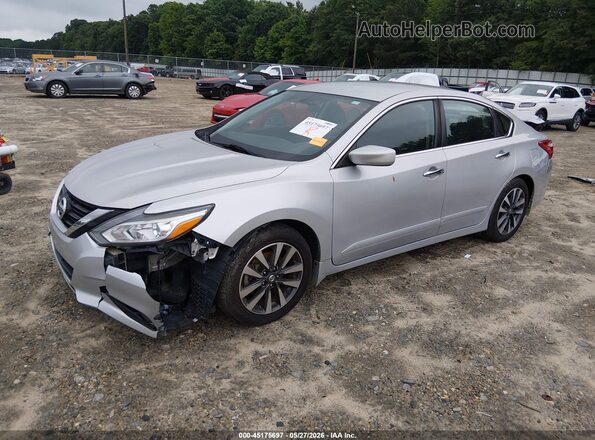 1N4AL3AP9HC201887 2017 NISSAN ALTIMA Silver Առջևի ձախ երեք քառորդ տեսարան