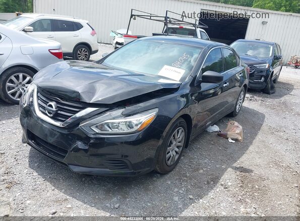 1N4AL3AP9JC184045 2018 NISSAN ALTIMA Black Առջևի ձախ երեք քառորդ տեսարան