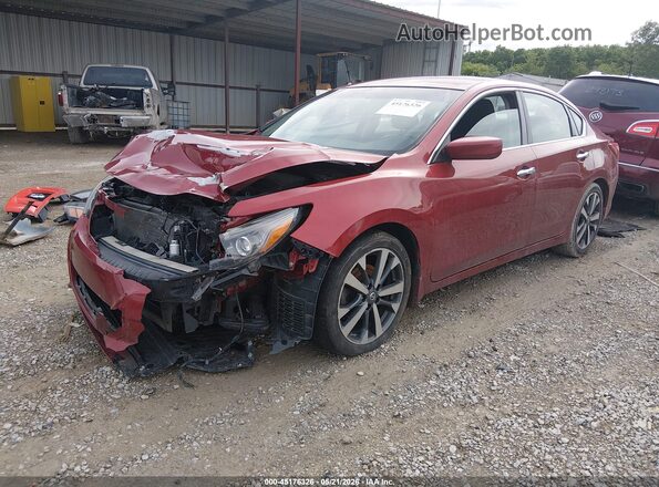 1N4AL3APXGC275155 2016 NISSAN ALTIMA Red Առջևի ձախ երեք քառորդ տեսարան