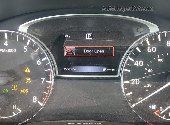 1N4AL3APXGN326562 2016 NISSAN ALTIMA Black Widok tylnych siedzeń