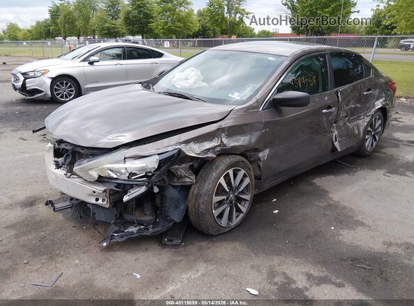 1N4AL3APXHC185845 2017 NISSAN ALTIMA Brown წინა მარცხენა ხედი სამი მეოთხედიდან