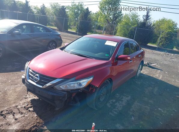 1N4AL3APXHC241735 2017 NISSAN ALTIMA Red წინა მარცხენა ხედი სამი მეოთხედიდან