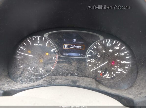 1N4AL3APXHN305406 2017 NISSAN ALTIMA Red Հետևի նստատեղերի տեսք