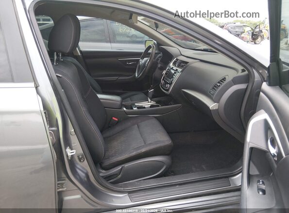 1N4AL3APXJC111198 2018 NISSAN ALTIMA Gray წინა სალონის ხედი