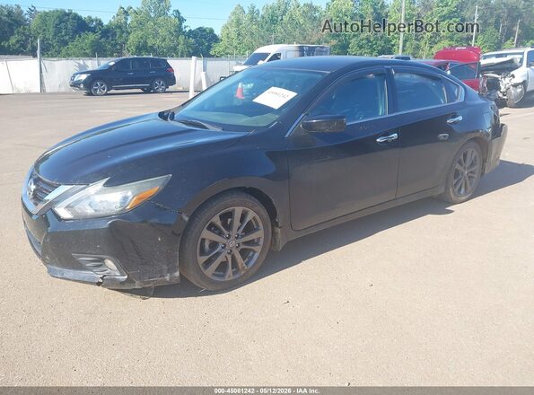 1N4AL3APXJC160627 2018 NISSAN ALTIMA Black Przód lewy