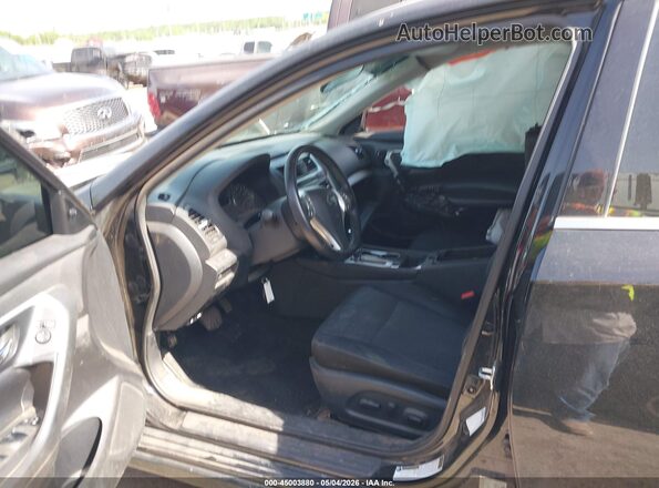 1N4AL3APXJC262090 2018 NISSAN ALTIMA Black Widok wnętrza z przodu