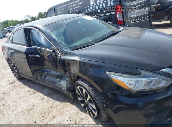 1N4AL3APXJC262090 2018 NISSAN ALTIMA Black Widok wnętrza z tyłu