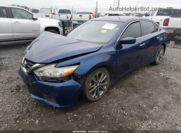 1N4AL3APXJC273431 2018 NISSAN ALTIMA Blue Przód lewy