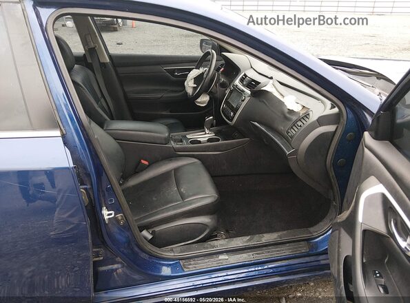 1N4AL3APXJC273431 2018 NISSAN ALTIMA Blue Widok wnętrza z przodu