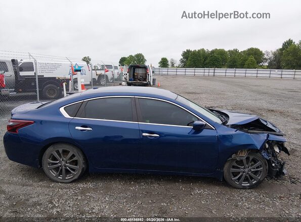 1N4AL3APXJC273431 2018 NISSAN ALTIMA Blue Widok wnętrza z tyłu