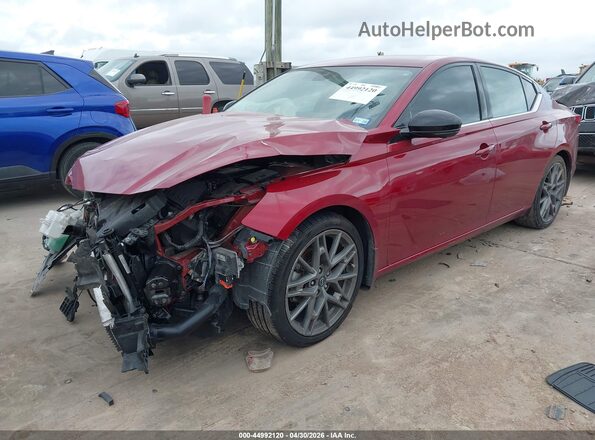1N4AL4CV1RN333839 2024 NISSAN ALTIMA Red წინა მარცხენა ხედი სამი მეოთხედიდან