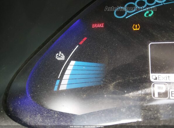 1N4AZ0CP6GC308100 2016 NISSAN LEAF Серый Вид задней части салона