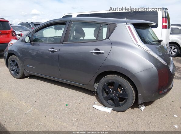 1N4AZ0CP6GC308100 2016 NISSAN LEAF Серый Задняя левая четверть