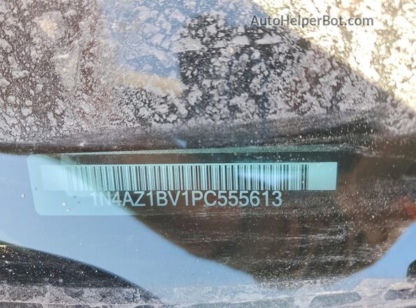 1N4AZ1BV1PC555613 2023 NISSAN LEAF Gray Вид підкапотного простору