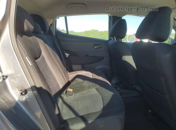 1N4AZ1BV1PC555613 2023 NISSAN LEAF Gray Вид задніх сидінь