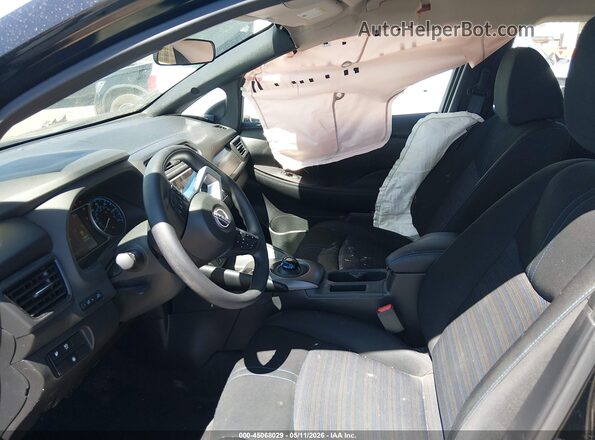 1N4AZ1BV9SC566027 2025 NISSAN LEAF Black Widok wnętrza z przodu