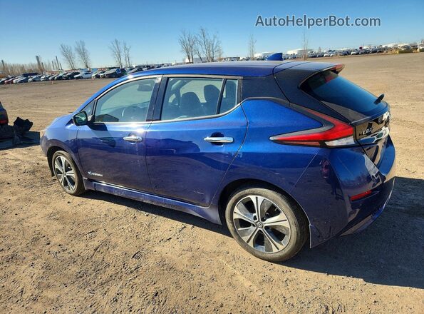 1N4AZ1CP0JC312799 2018 NISSAN LEAF Blue Trasero izquierdo