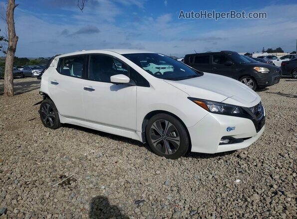 1N4AZ1CP0LC301076 2020 NISSAN LEAF Белый Передняя правая четверть