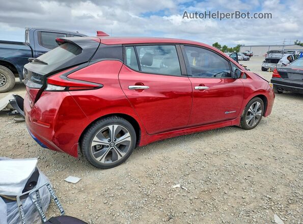 1N4AZ1CP3JC311470 2018 NISSAN LEAF Red Trasero derecho