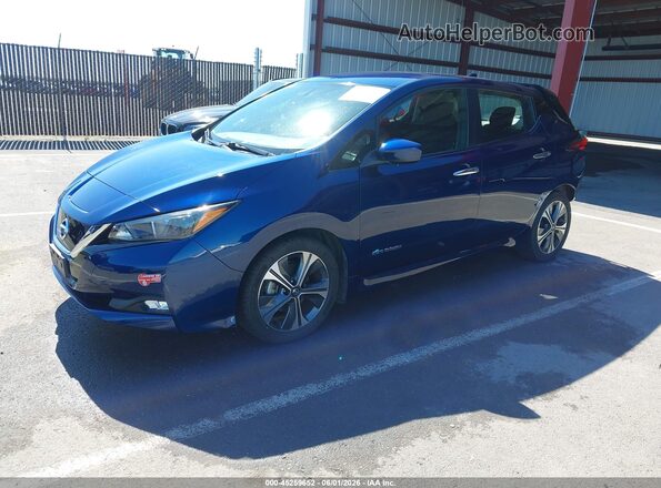 1N4AZ1CP5JC306948 2018 NISSAN LEAF Blue 
