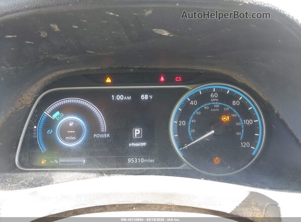 1N4AZ1CP7JC304084 2018 NISSAN LEAF Gray Սալոնի հետևի տեսք